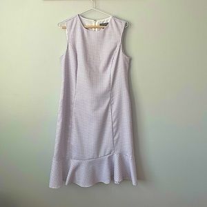 Suzi Sheir Gingham Cottagecore Sleeveless Dress Size Medium